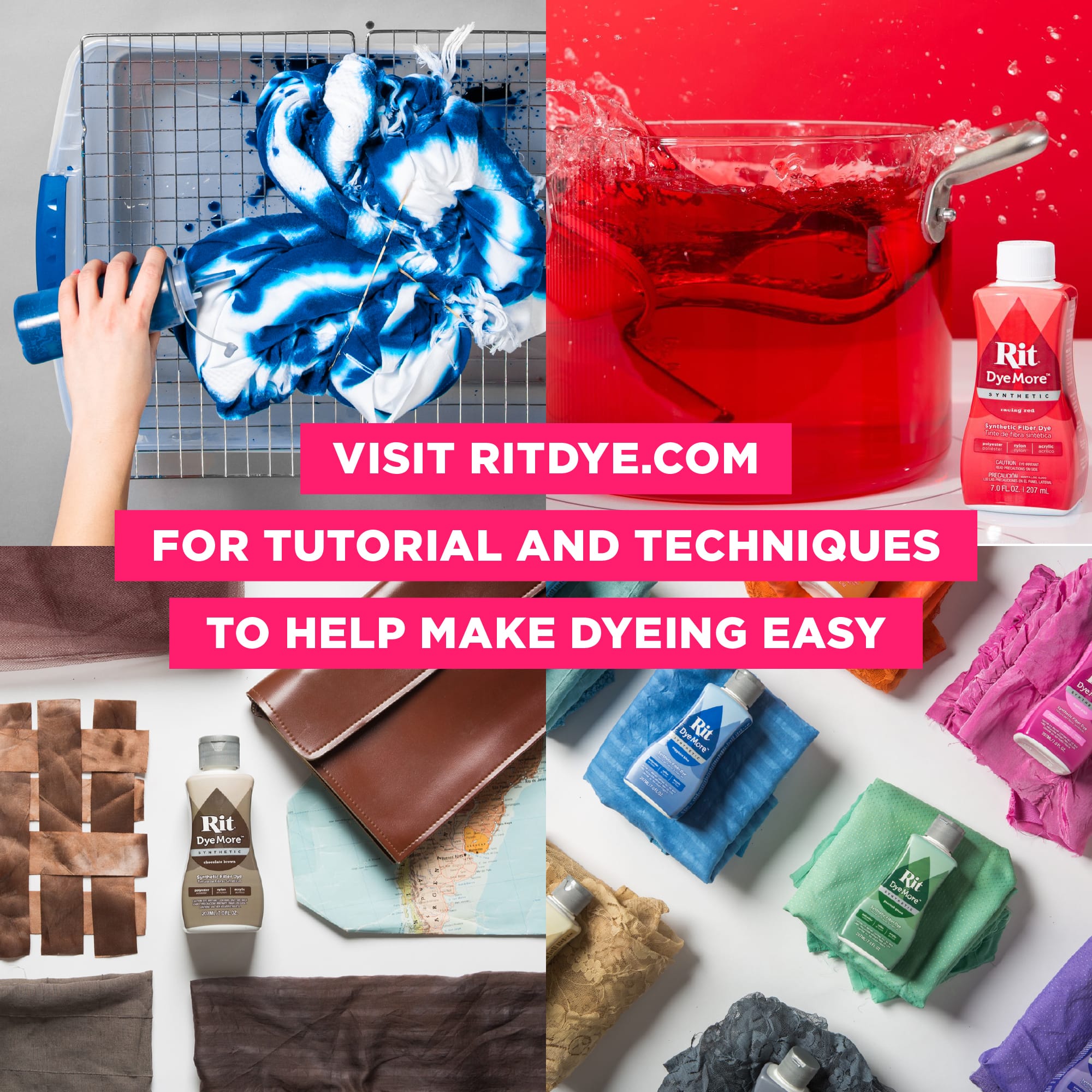 Rit® DyeMore™ Synthetic Fabric Dye